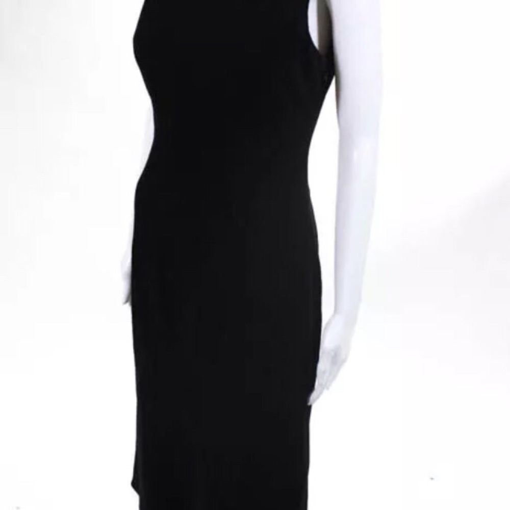 DVF Boatneck Black Dress - Picture 4 of 5